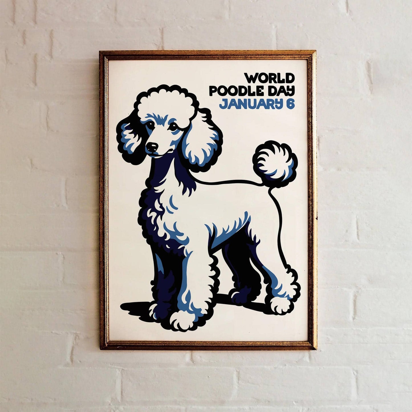 World Poodle Day Cute Art Print