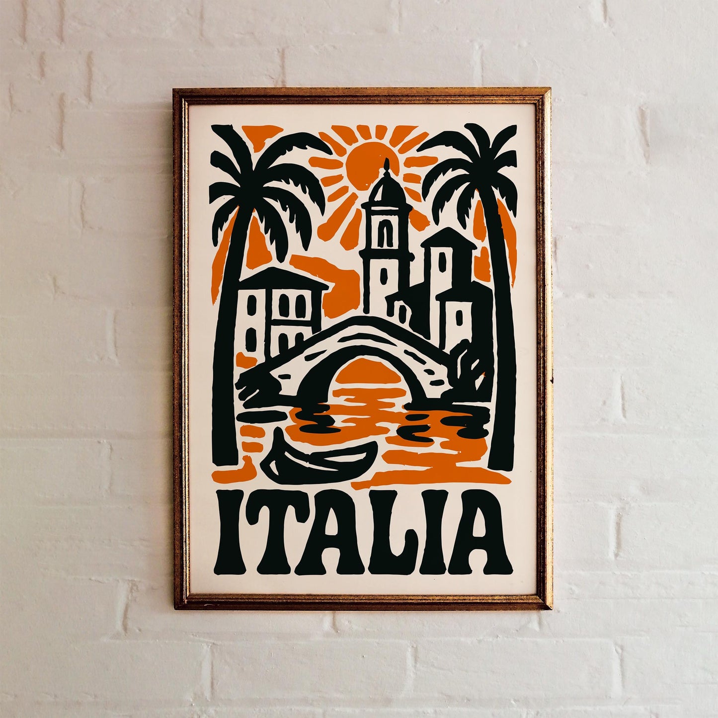Italia Travel Poster Print