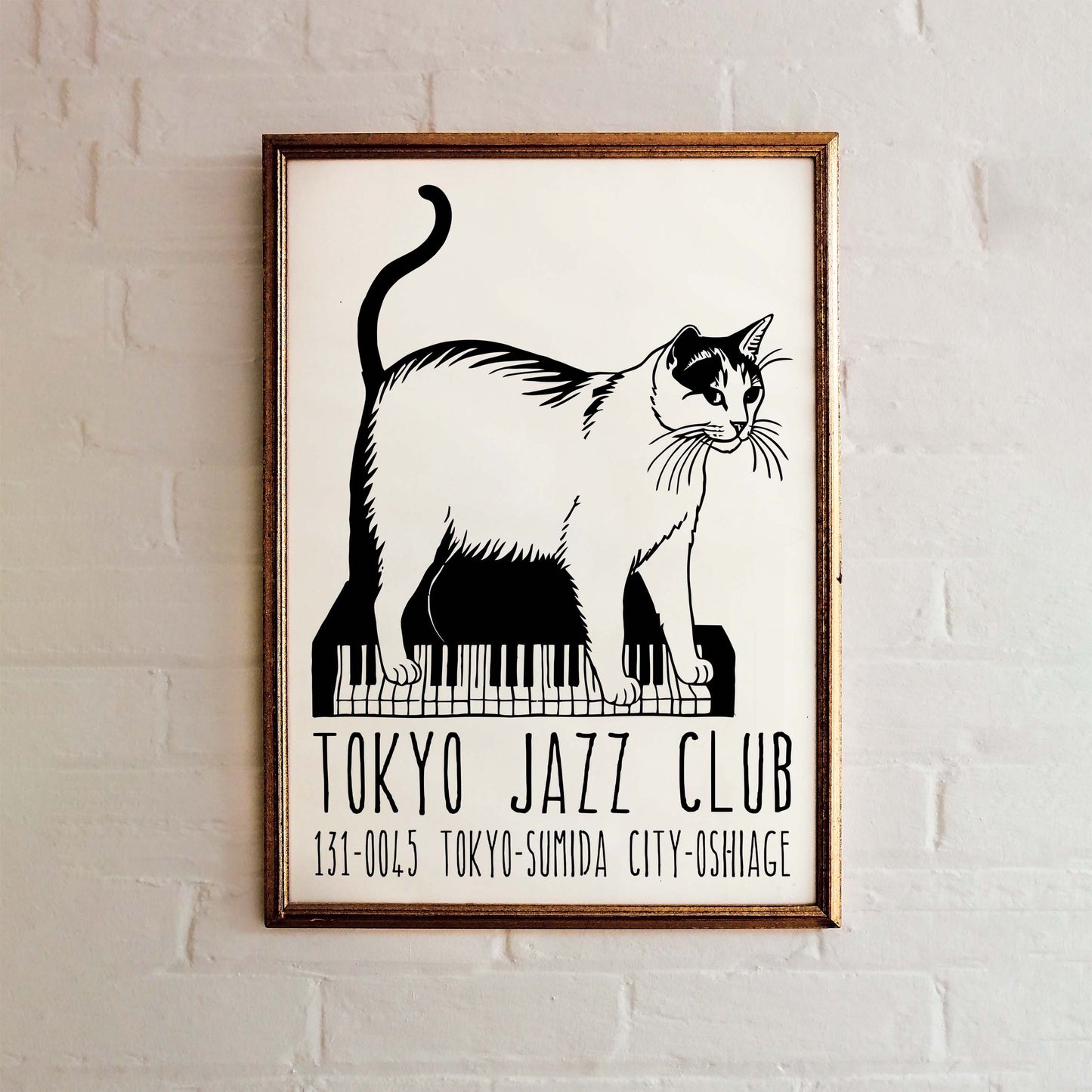 Tokyo Jazz Club Poster Print