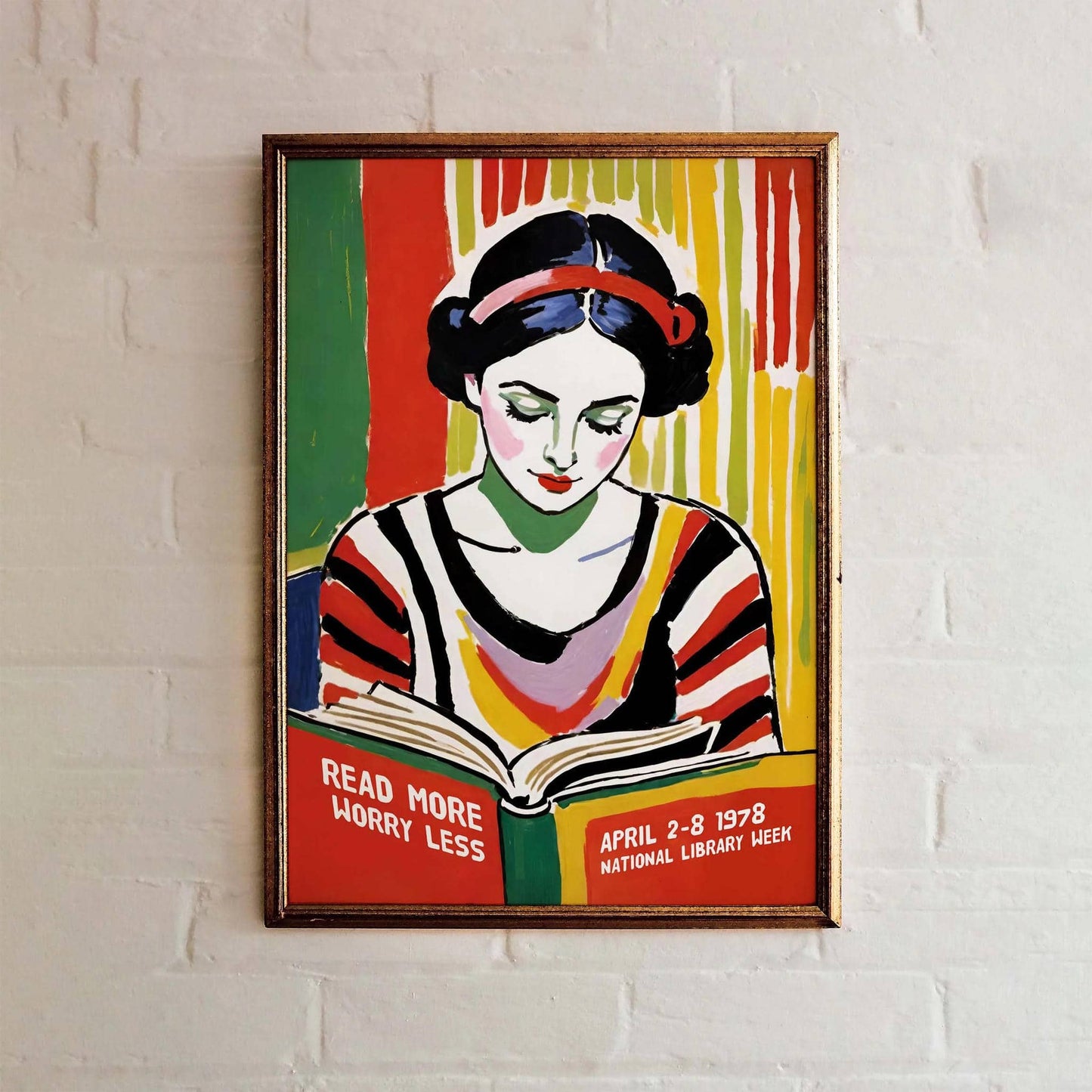 Read More Worry Less Poster Print