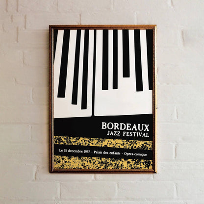 Bordeaux Jazz Festival 1987 Poster