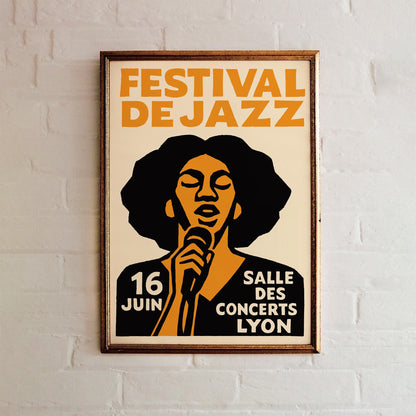 Festival De Jazz Poster Print