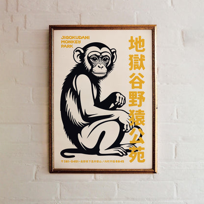 Jigokudani Monkey Park Print