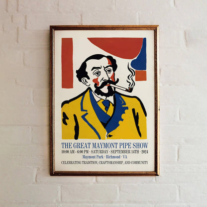 Retro Maymont Pipe Show Poster