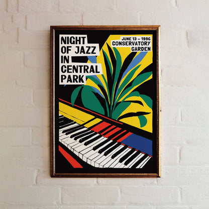 Night of Jazz in Central Park 1996 Poster
