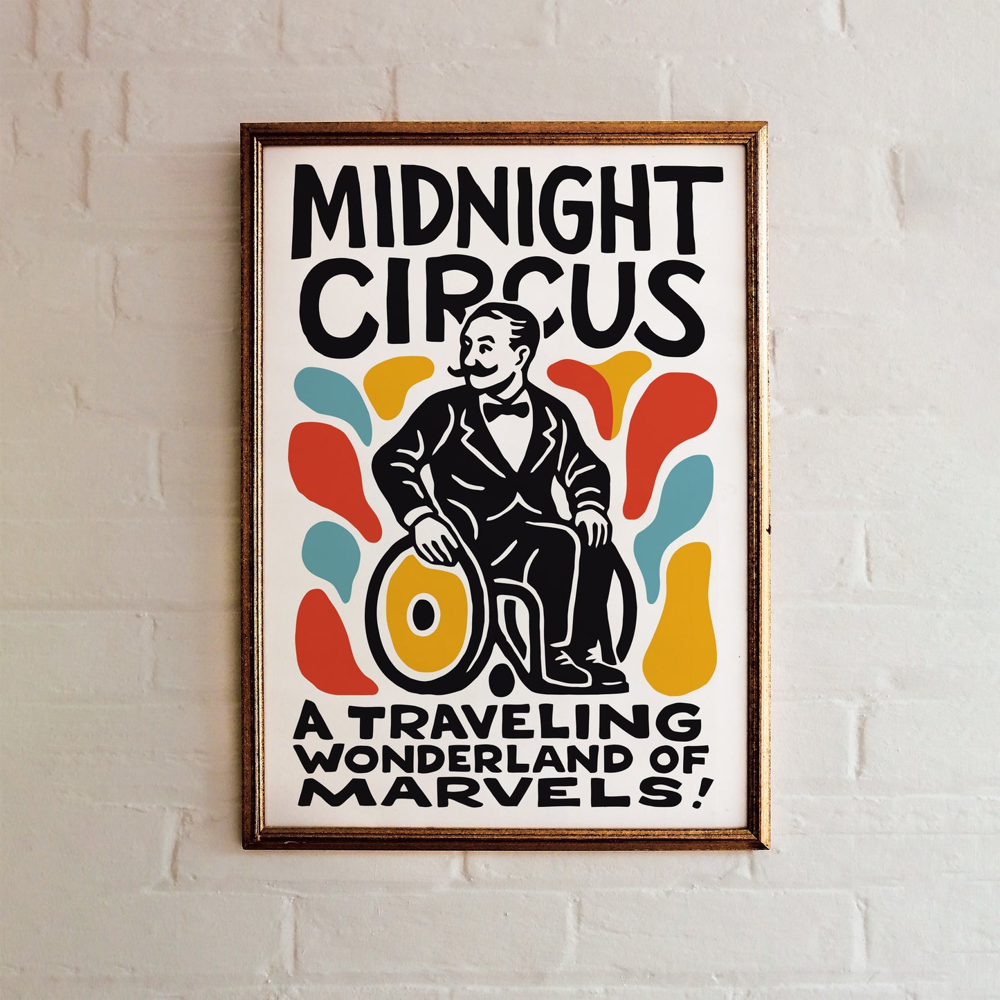 Midnight Circus Retro Show Poster