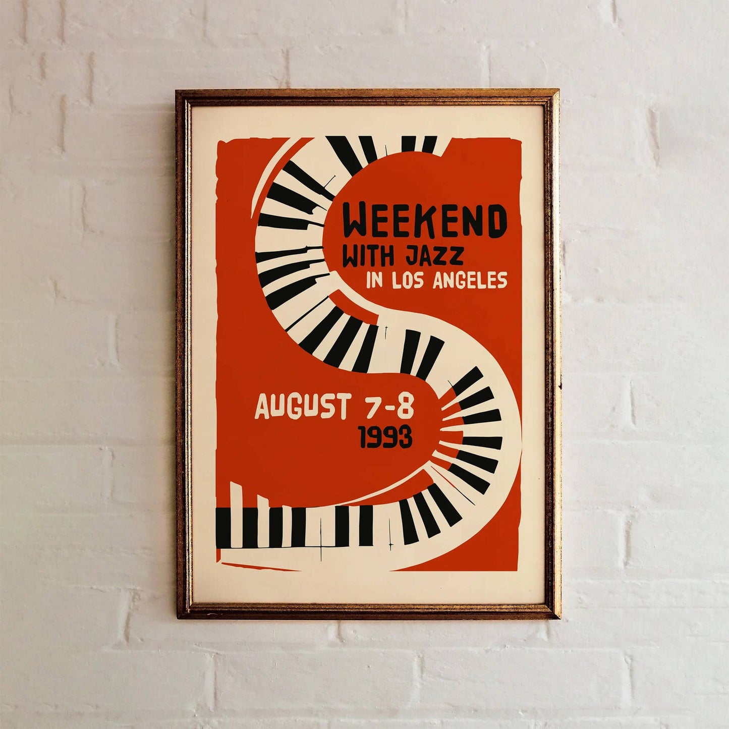 Weekend With Jazz in Los Angeles Poster