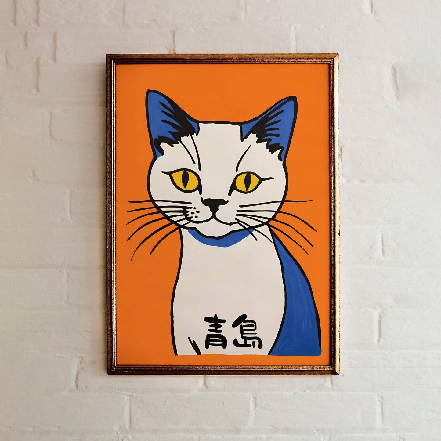 Japanese Cat Art Print