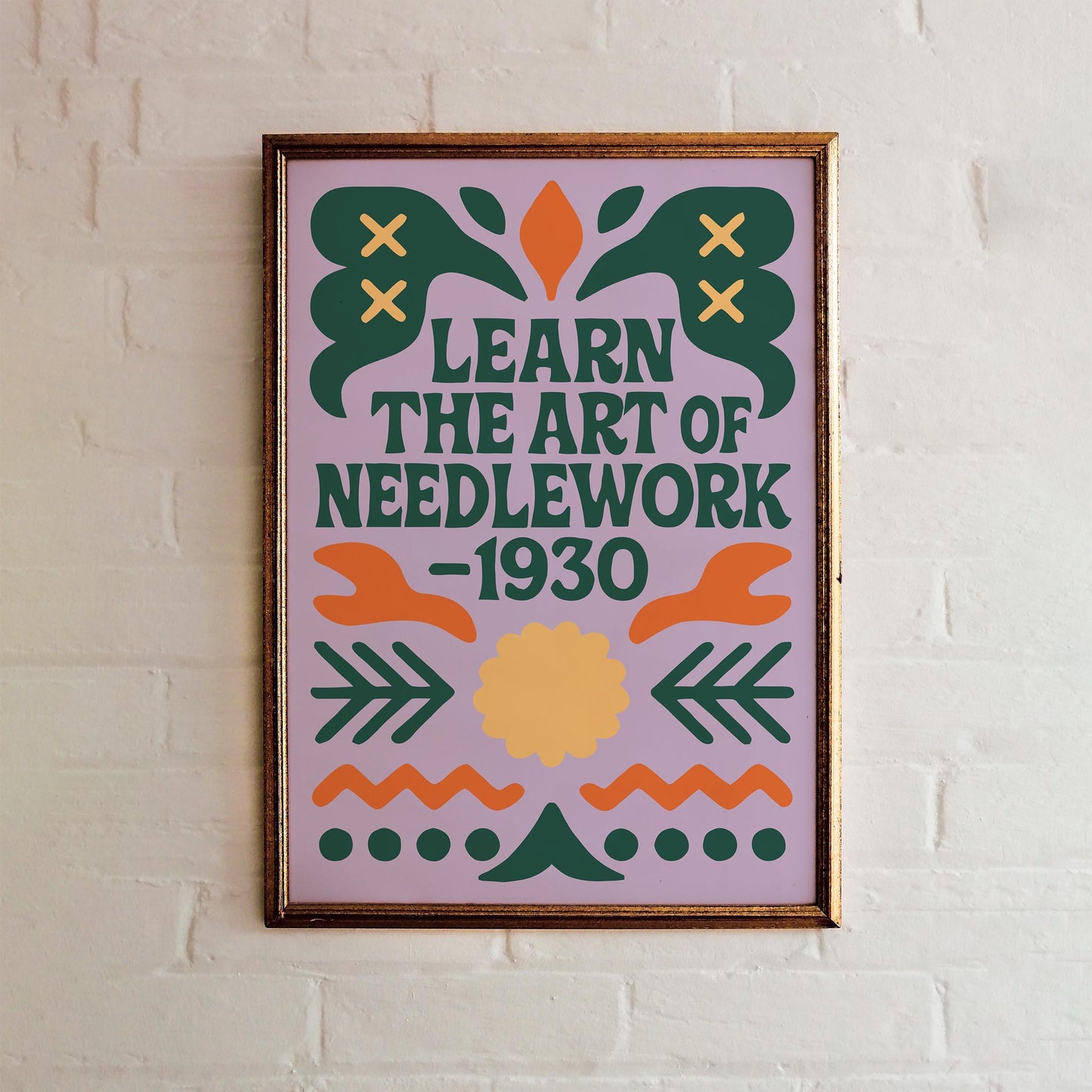 Needlework Art Print