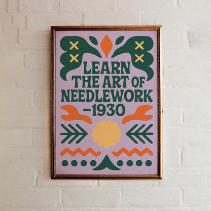 Needlework Art Print