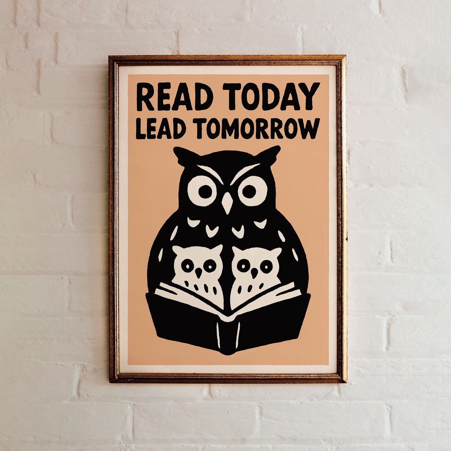 Reading Owl Wall Art
