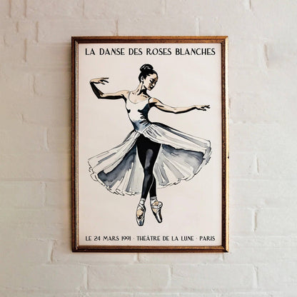 French Ballet Vintage Art Print