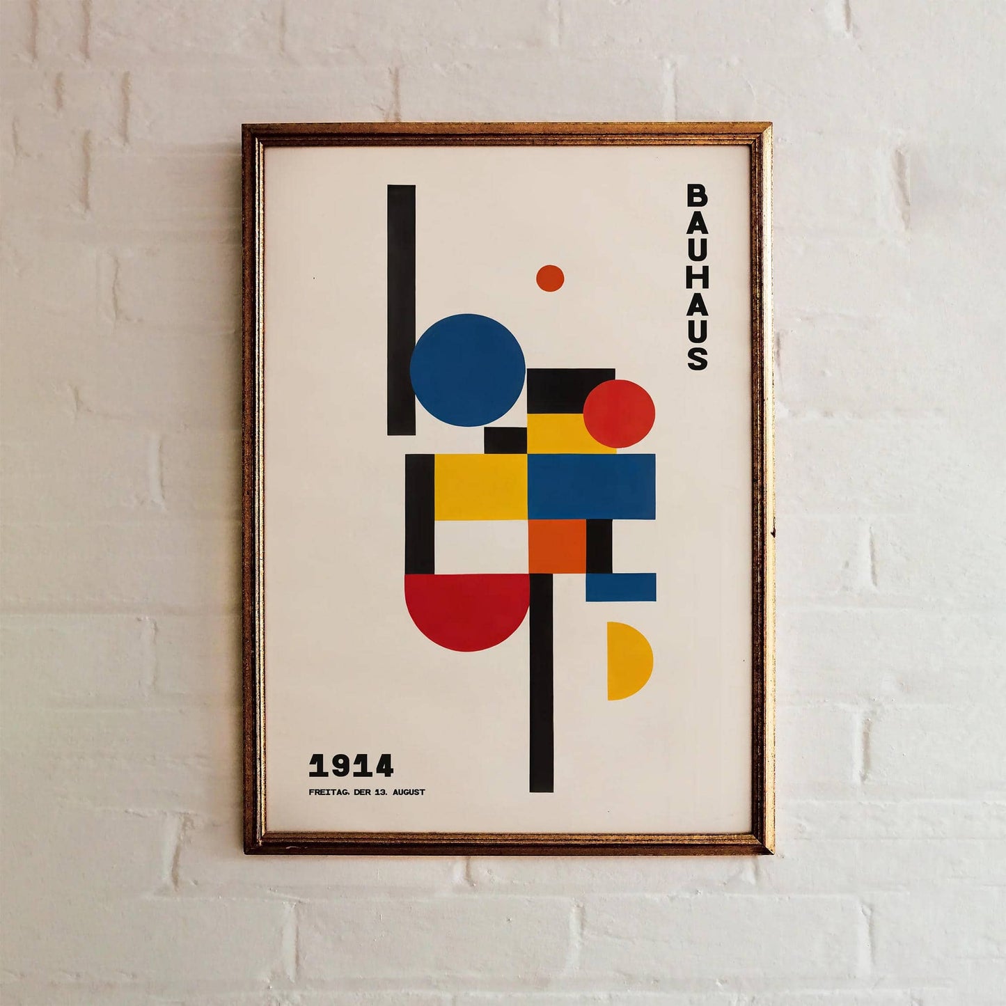 Bauhaus 1914 Minimal Poster