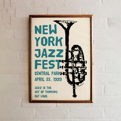 New York Jazz Festival Print