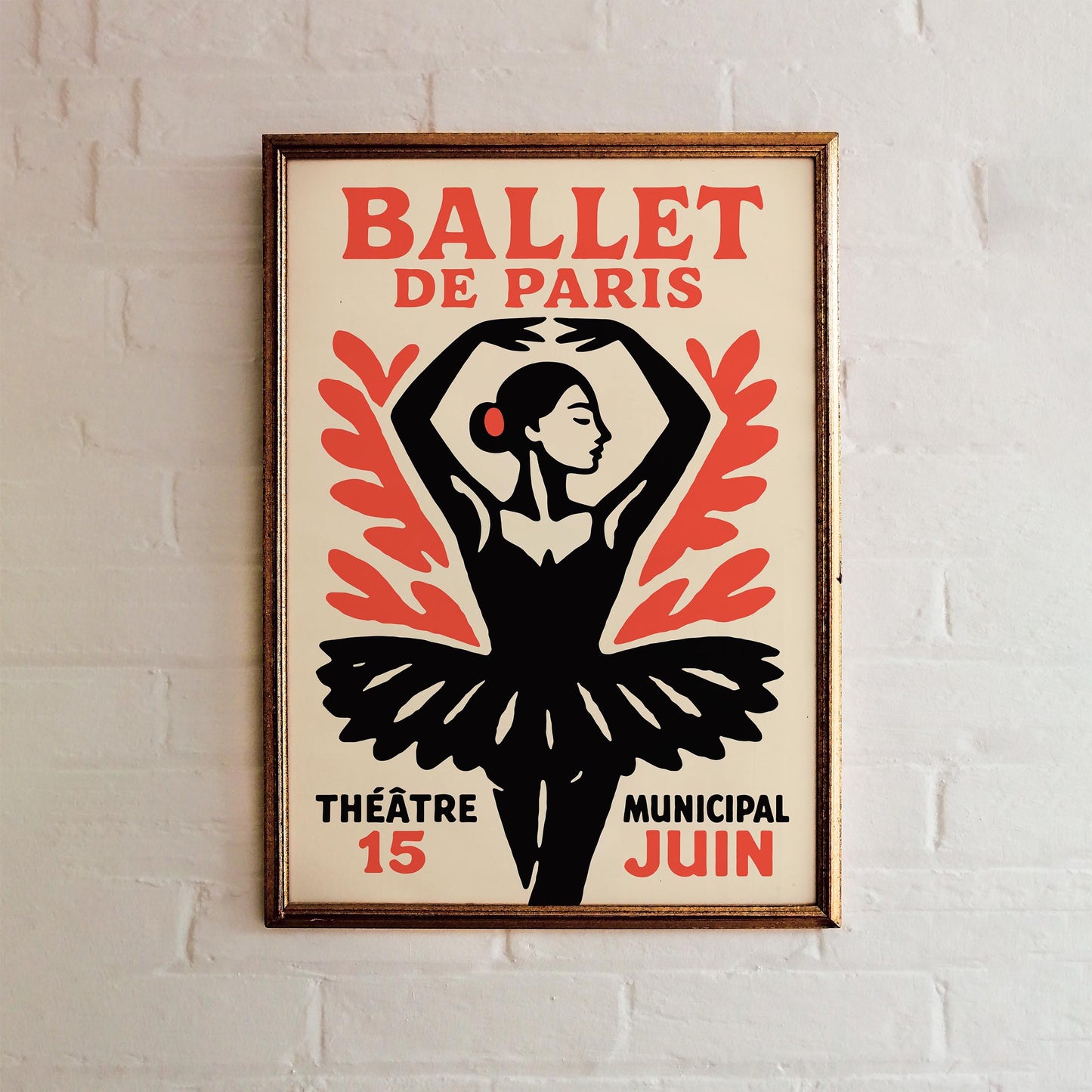 Paris Ballet Poster Print