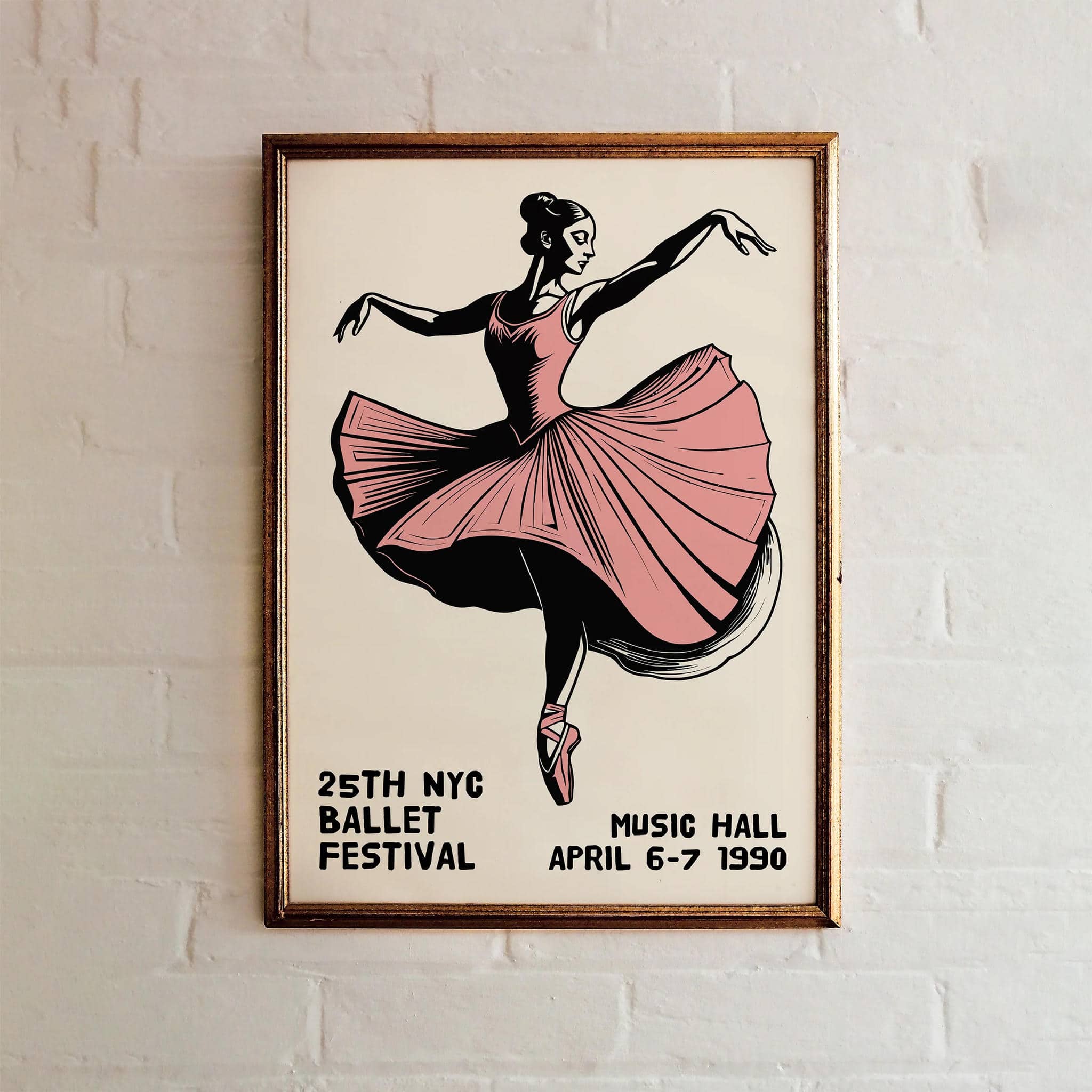 NYC Ballet Festival 1990 Poster Print – HypeSheriff