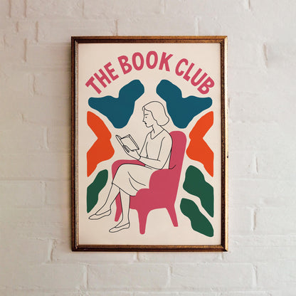 Book Club Wall Art Print