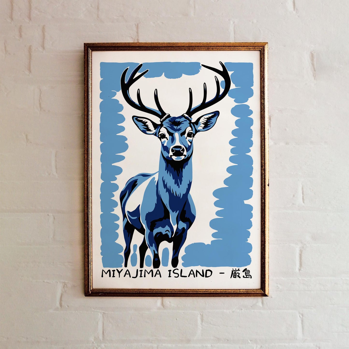Miyajima Deer Poster Print