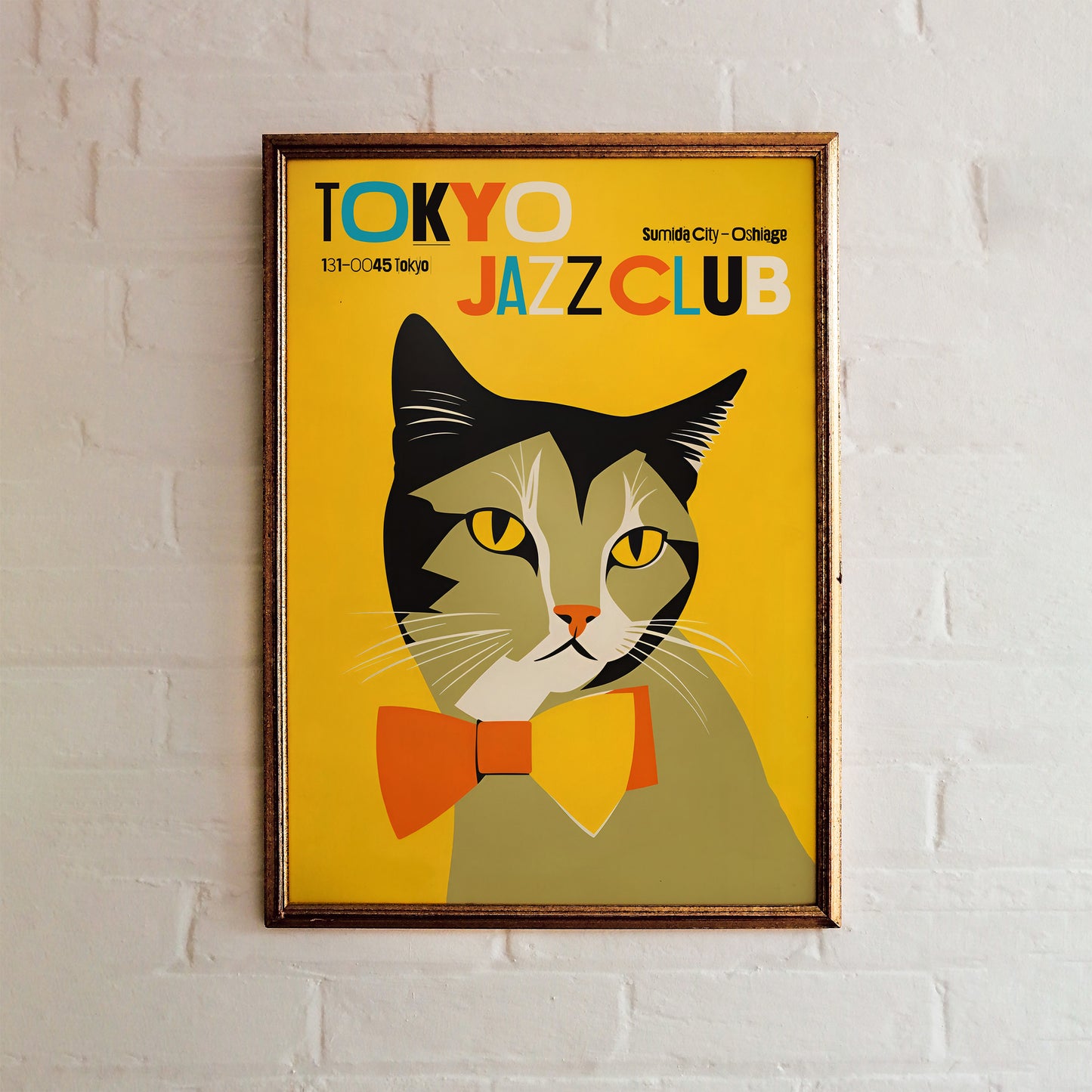 Tokyo Jazz Club Retro Poster