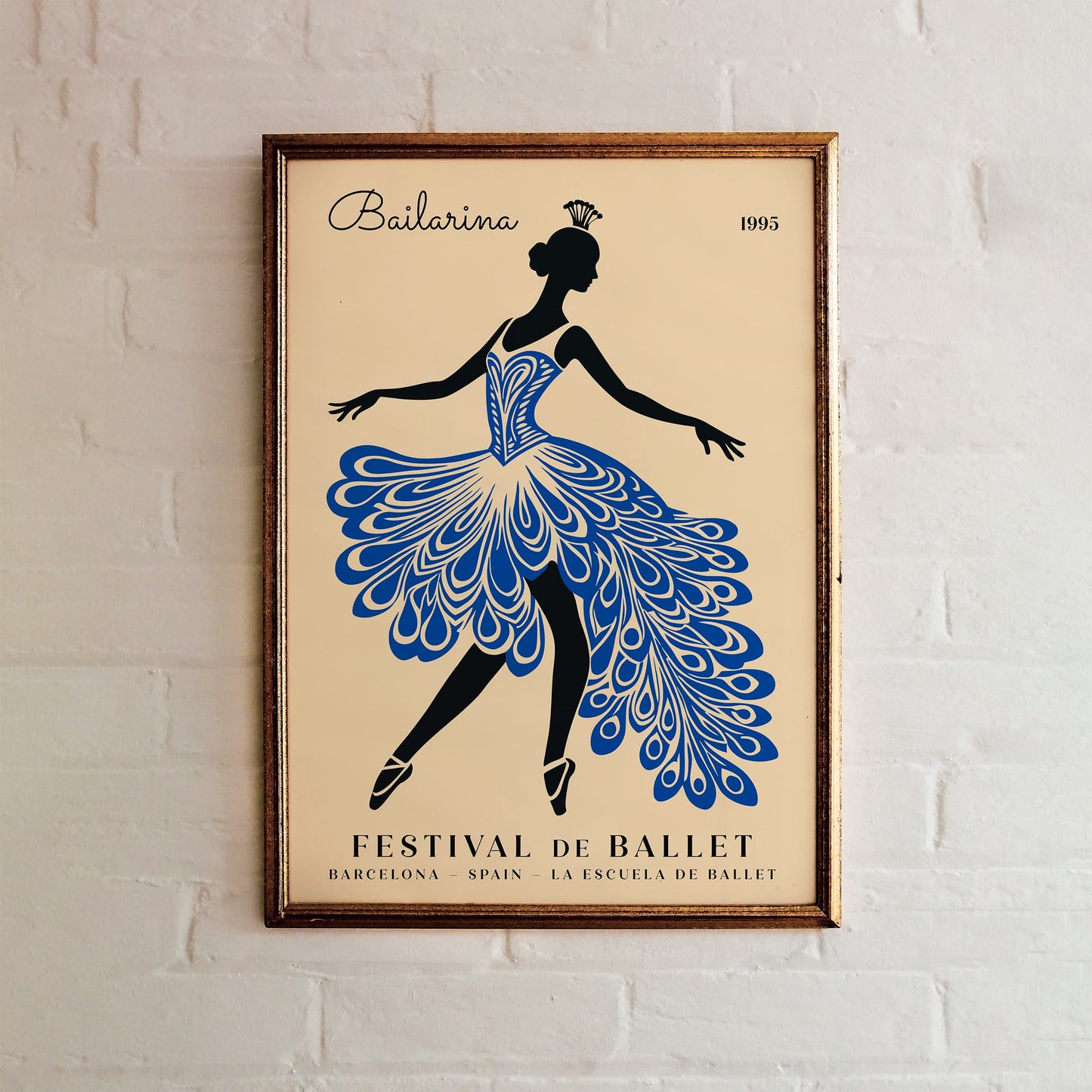Barcelona Ballet Festival Poster - Dance Wall Art Print