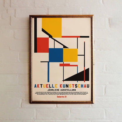 Galerie 21 German Bauhaus Poster