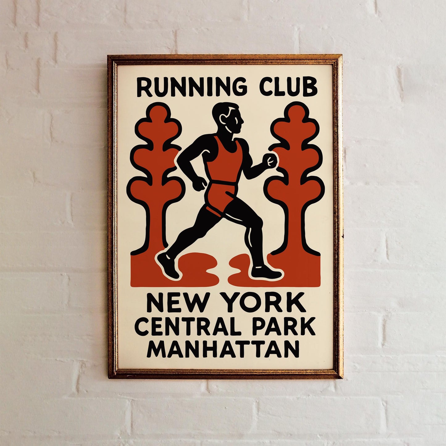 Running Club Manhattan Poster