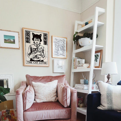 Cat Lover Vintage Print