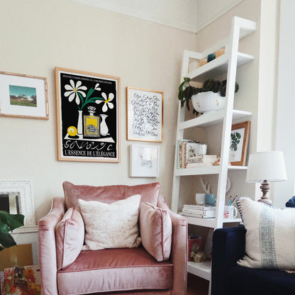 Floral Parisian Fragrance Wall Art