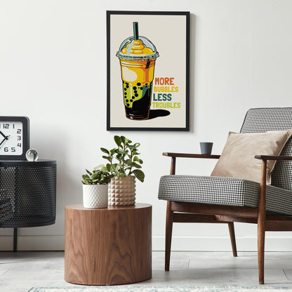 Bubble Tea Drink Poster