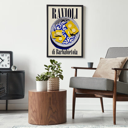 Ravioli Italian Food Poster
