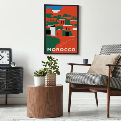 Morocco Travel Poster