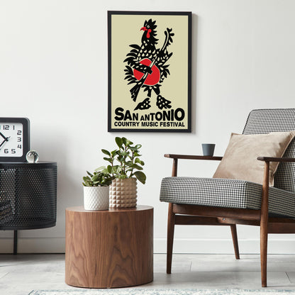 San Antonio Music Festival Poster Print