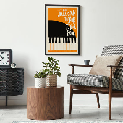 Jazz Quote Piano Poster