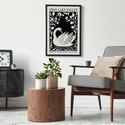Swan Lake Ballet Poster