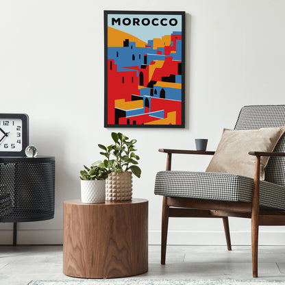 Morocco Minimal Poster