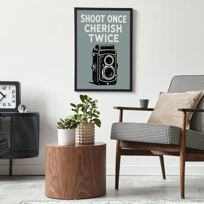 Analog Camera Quote Poster