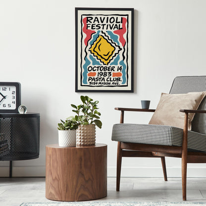 Ravioli Festival Poster Print