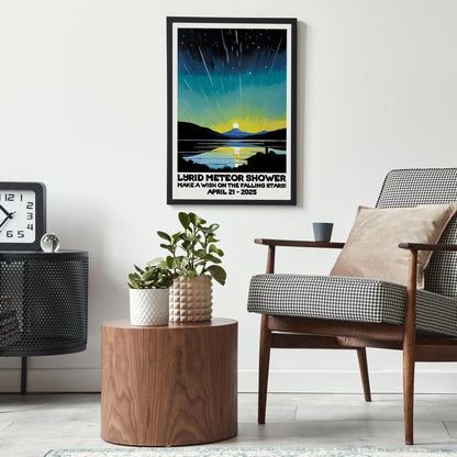 Meteor Shower Night Print