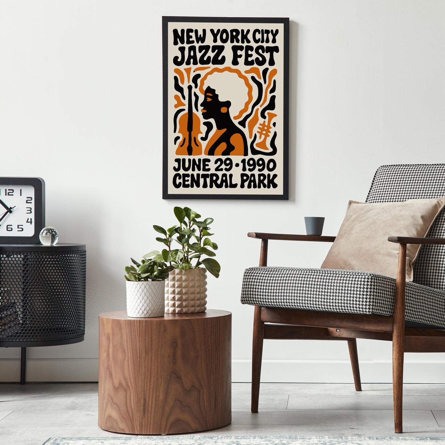 1990 NYC Jazz Festival Poster