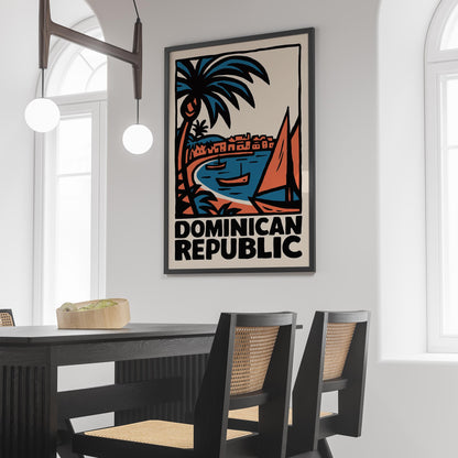 Dominican Republic Travel Poster