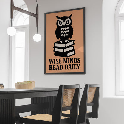 Wise Owl Poster Print