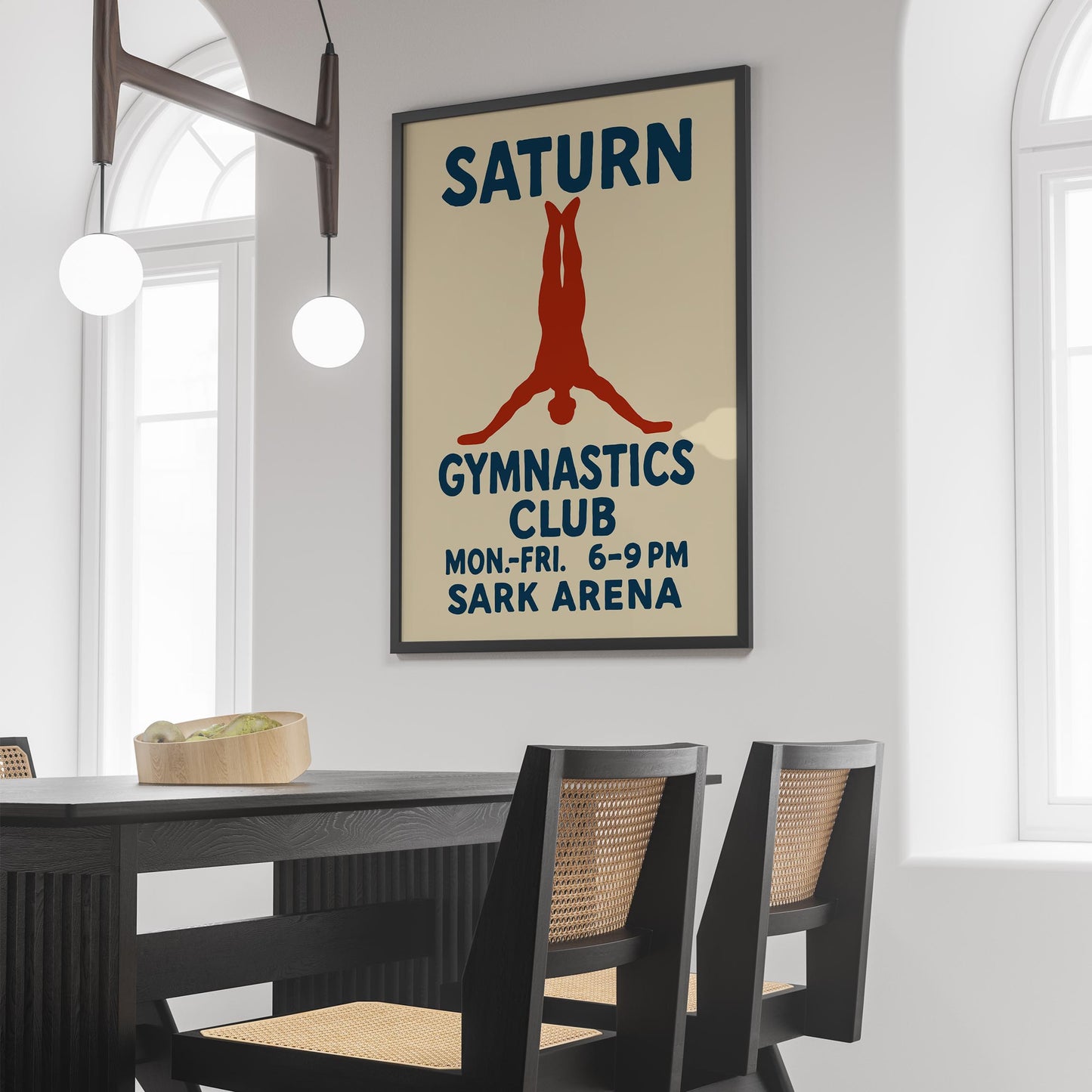 Saturn Gymnastics Club Poster