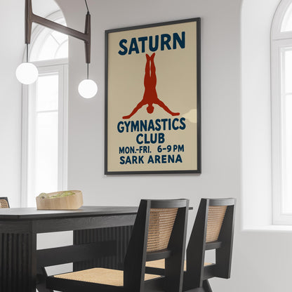 Saturn Gymnastics Club Poster
