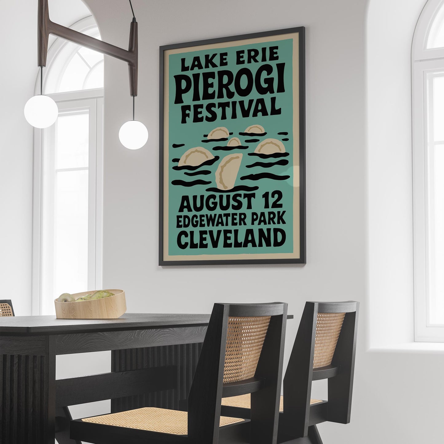 Pierogi Festival Vintage Poster
