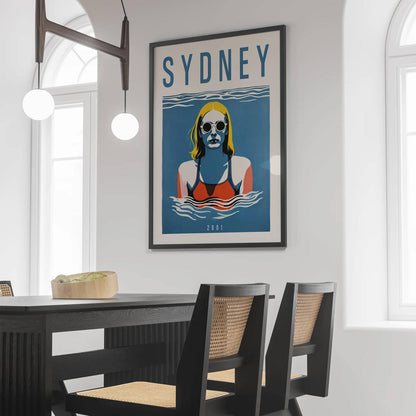 Sydney 2001 Retro Australia Poster