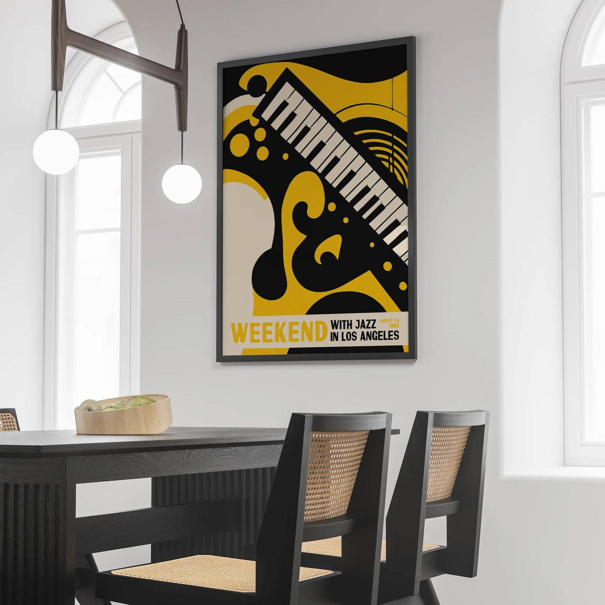 1993 Weekend With Jazz Vintage Poster - HypeSheriff