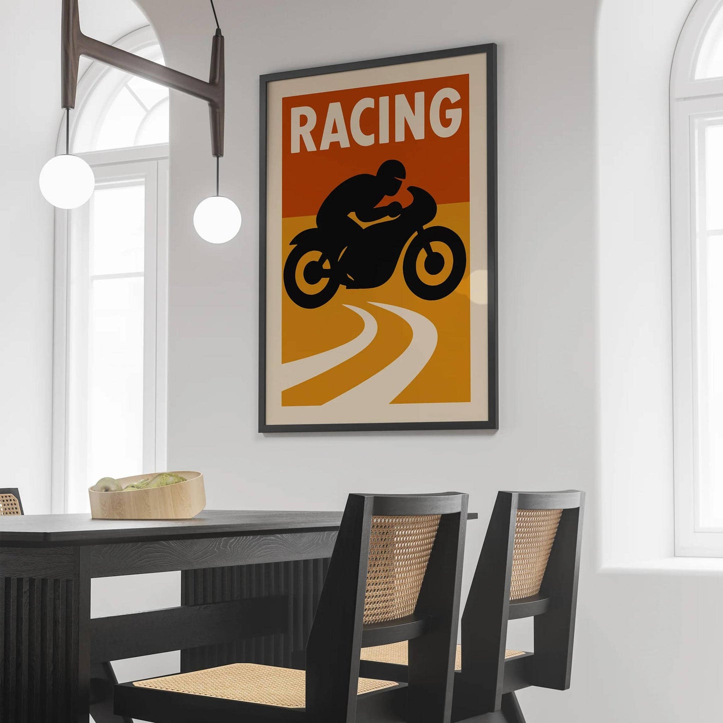 Racing Sport Retro Poster