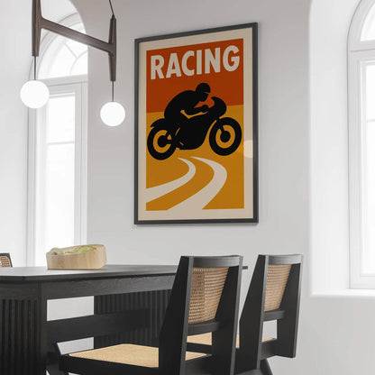 Racing Sport Retro Poster