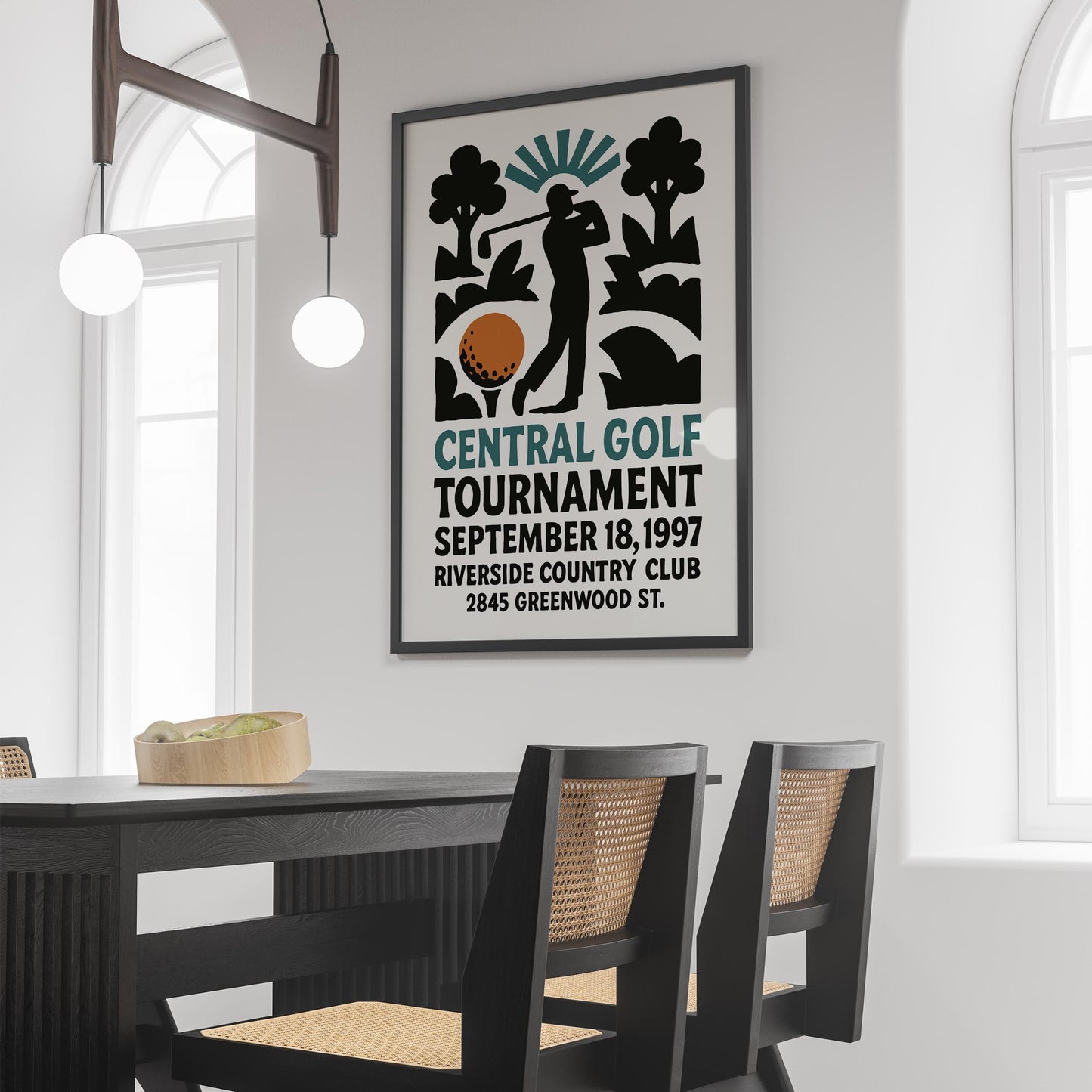 Golf Tournament Poster Print