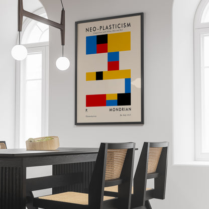 Mondrian Bauhaus Geometric Poster